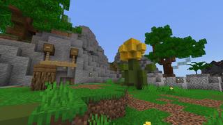 Screenshot of the Minecraft Bedrock Marketplace product Hive Colony Skyblock created by Podcrash.