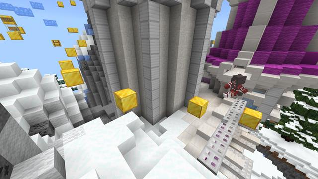 Screenshot of the Minecraft Bedrock Marketplace product Holiday Family Games created by Podcrash.