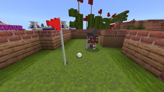Screenshot of the Minecraft Bedrock Marketplace product Holiday Family Games created by Podcrash.