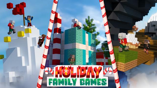 Thumbnail of the Minecraft Bedrock Marketplace product Holiday Family Games created by Podcrash.