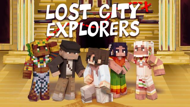 Thumbnail of the Minecraft Bedrock Marketplace product Lost City Explorers created by Podcrash.