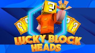 Thumbnail of the Minecraft Bedrock Marketplace product Lucky Block Heads created by Podcrash.