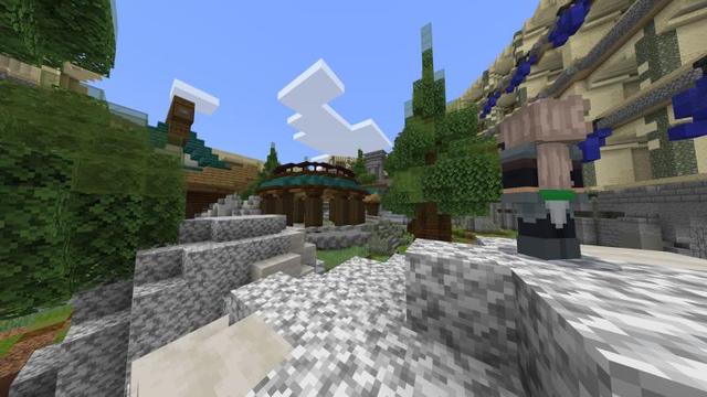 Screenshot of the Minecraft Bedrock Marketplace product Lucky Block Mob Arena created by Podcrash.
