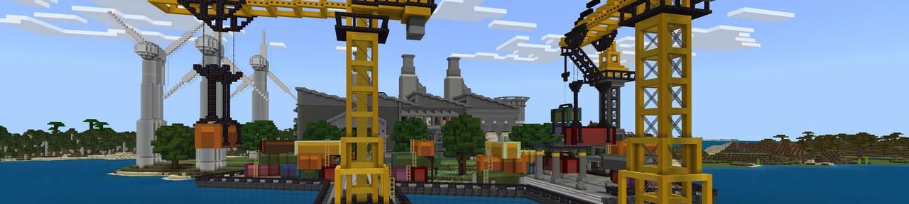 Panorama of the Minecraft Bedrock Marketplace product Mega TNT Update! created by Podcrash.