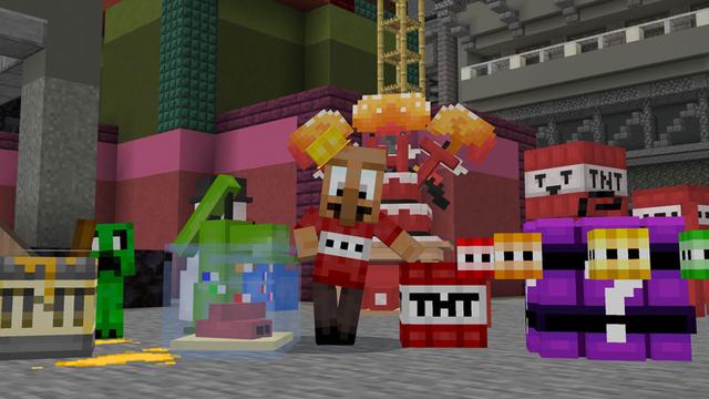 Screenshot of the Minecraft Bedrock Marketplace product Mega TNT Update! created by Podcrash.
