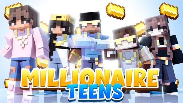 Thumbnail of the Minecraft Bedrock Marketplace product Millionaire Teens created by Podcrash.