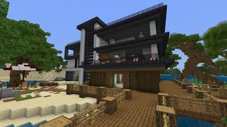 Screenshot of the Minecraft Bedrock Marketplace product Modern Mansion Roleplay created by Podcrash.