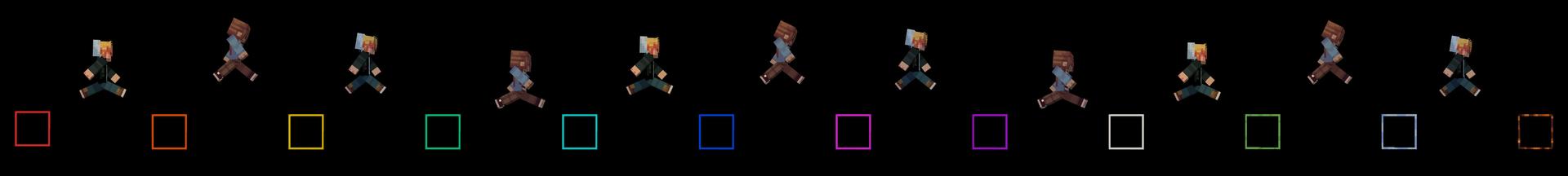 Panorama of the Minecraft Bedrock Marketplace product Neon Parkour created by Podcrash.