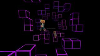 Screenshot of the Minecraft Bedrock Marketplace product Neon Parkour created by Podcrash.