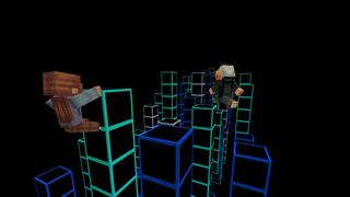 Screenshot of the Minecraft Bedrock Marketplace product Neon Parkour created by Podcrash.