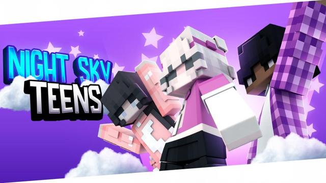 Thumbnail of the Minecraft Bedrock Marketplace product Night Sky Teens created by Podcrash.