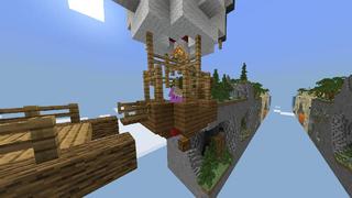 Screenshot of the Minecraft Bedrock Marketplace product Original Race for the Wool created by Podcrash.