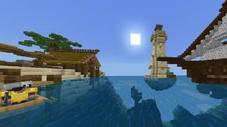 Screenshot of the Minecraft Bedrock Marketplace product Original Race for the Wool created by Podcrash.