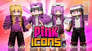 Thumbnail of the Minecraft Bedrock Marketplace product Pink Icons created by Podcrash.