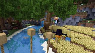 Screenshot of the Minecraft Bedrock Marketplace product Podcrash Parkour Challenge created by Podcrash.