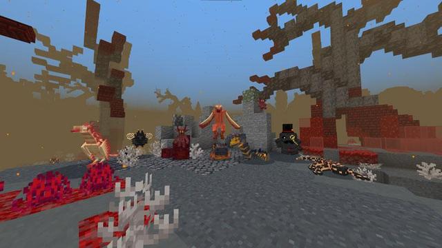Screenshot of the Minecraft Bedrock Marketplace product PodMobs created by Podcrash.