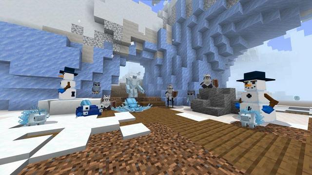 Screenshot of the Minecraft Bedrock Marketplace product PodMobs created by Podcrash.
