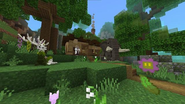 Screenshot of the Minecraft Bedrock Marketplace product PodMobs created by Podcrash.