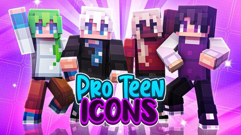 Pro Teen Icons by Podcrash | CHUNK - Minecraft Bedrock Marketplace Explorer