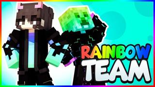 Thumbnail of the Minecraft Bedrock Marketplace product Rainbow Team created by Podcrash.