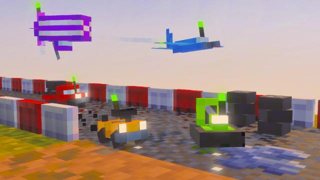 Screenshot of the Minecraft Bedrock Marketplace product RC Toys created by Podcrash.