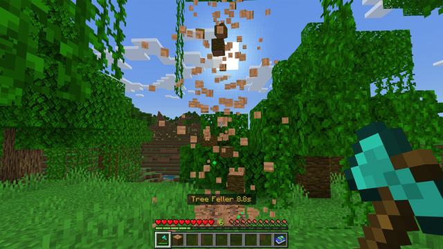 Screenshot of the Minecraft Bedrock Marketplace product RPG Skills created by Podcrash.