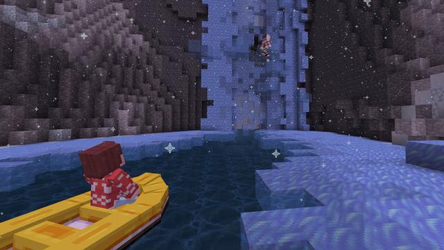 Screenshot of the Minecraft Bedrock Marketplace product Santa's Winter Adventure created by Podcrash.