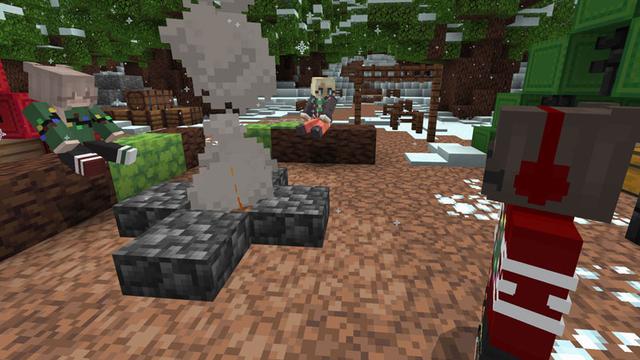 Screenshot of the Minecraft Bedrock Marketplace product Santa's Winter Adventure created by Podcrash.