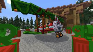 Screenshot of the Minecraft Bedrock Marketplace product Santa's Workshop created by Podcrash.