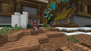 Screenshot of the Minecraft Bedrock Marketplace product Santa's Workshop created by Podcrash.