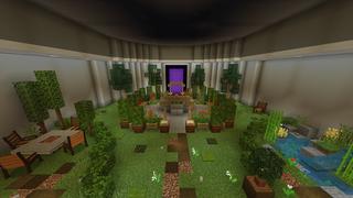 Screenshot of the Minecraft Bedrock Marketplace product Secret Underground Base created by Podcrash.