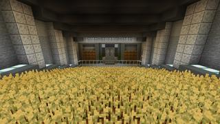 Screenshot of the Minecraft Bedrock Marketplace product Secret Underground Base created by Podcrash.