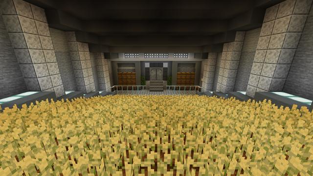 Screenshot of the Minecraft Bedrock Marketplace product Secret Underground Base created by Podcrash.