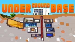 Thumbnail of the Minecraft Bedrock Marketplace product Secret Underground Base created by Podcrash.