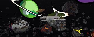Panorama of the Minecraft Bedrock Marketplace product Space Station Skyblock created by Podcrash.