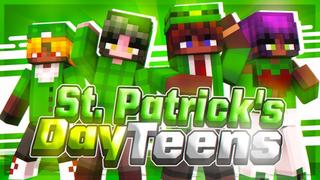 Thumbnail of the Minecraft Bedrock Marketplace product St. Patrick's Day Teens created by Podcrash.