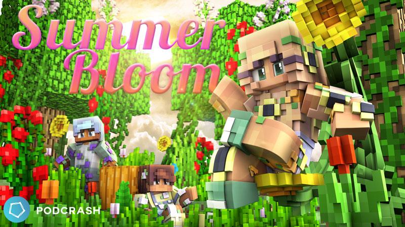 Summer Bloom by Podcrash | CHUNK - Minecraft Bedrock Marketplace Explorer