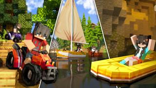 Thumbnail of the Minecraft Bedrock Marketplace product Summer Camp Vacation created by Podcrash.