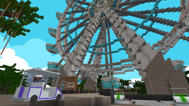 Screenshot of the Minecraft Bedrock Marketplace product Summer Holiday Island created by Podcrash.