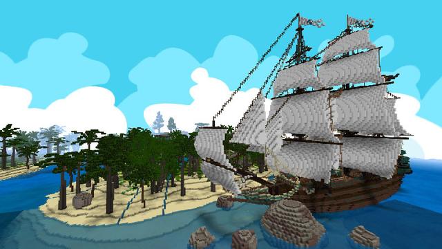 Screenshot of the Minecraft Bedrock Marketplace product Summer Holiday Island created by Podcrash.