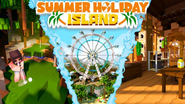 Thumbnail of the Minecraft Bedrock Marketplace product Summer Holiday Island created by Podcrash.