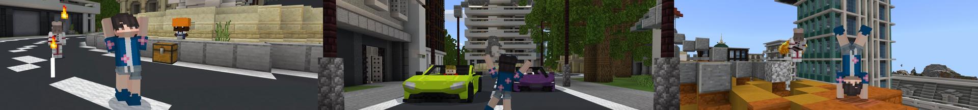 Panorama of the Minecraft Bedrock Marketplace product TNT Expansion created by Podcrash.