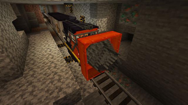 Screenshot of the Minecraft Bedrock Marketplace product TRAINS created by Podcrash.