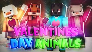 Thumbnail of the Minecraft Bedrock Marketplace product Valentine's Day Animals created by Podcrash.