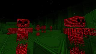 Screenshot of the Minecraft Bedrock Marketplace product Virus Defenders created by Podcrash.