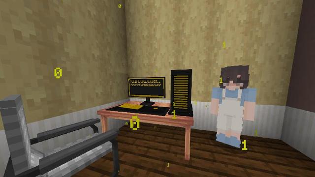 Screenshot of the Minecraft Bedrock Marketplace product Virus Defenders created by Podcrash.