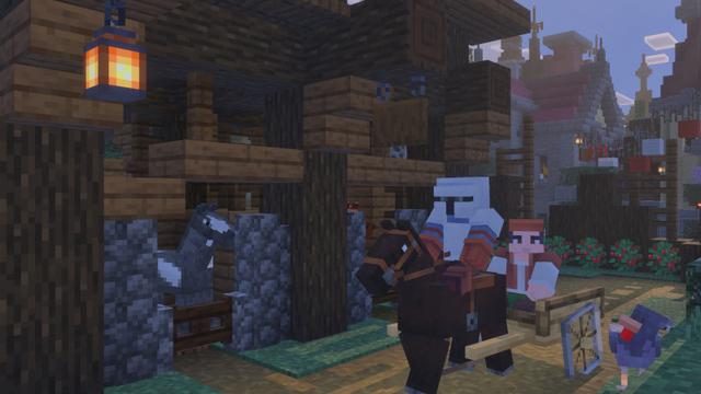 Screenshot of the Minecraft Bedrock Marketplace product Carts & Carriages Add-On created by Polymaps.