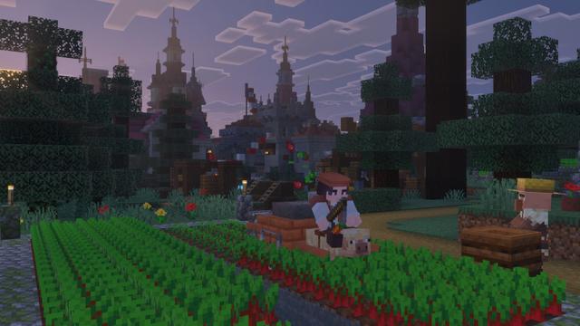 Screenshot of the Minecraft Bedrock Marketplace product Carts & Carriages Add-On created by Polymaps.