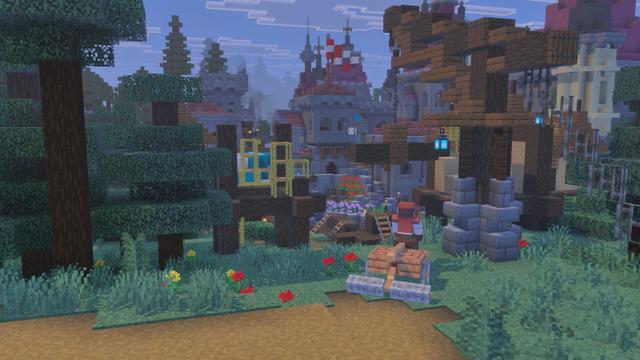 Screenshot of the Minecraft Bedrock Marketplace product Carts & Carriages Add-On created by Polymaps.