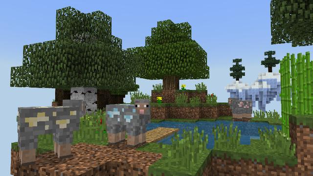 Screenshot of the Minecraft Bedrock Marketplace product Cobble Clicker created by Polymaps.